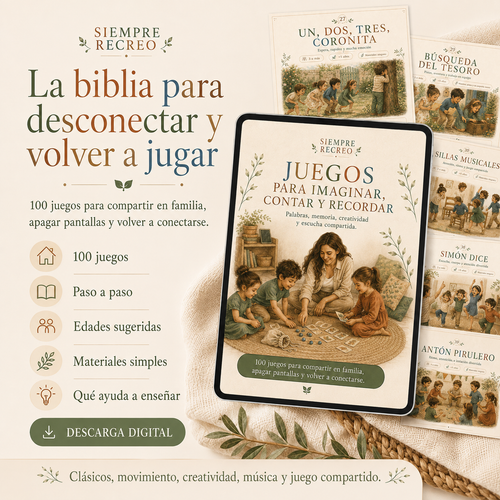 Siempre Recreo LIBRO DIGITAL E-BOOK — Juegos de nuestra infancia para volver a conectar VOL.1 | 4+ AÑOS