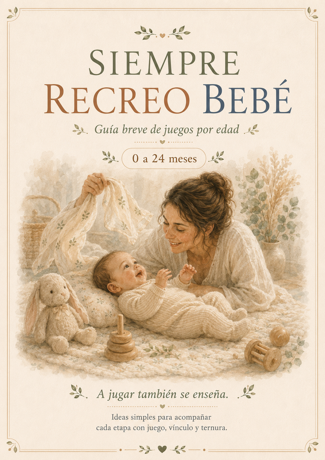 Siempre Recreo Bebé | Guía de juegos | 0 a 24 MESES