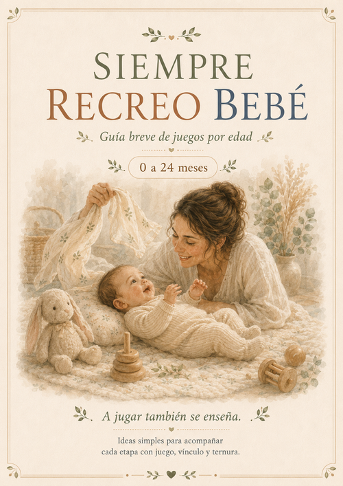 Siempre Recreo Bebé | Guía de juegos | 0 a 24 MESES